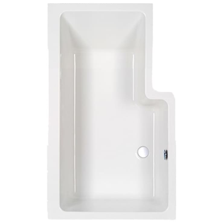 Strømberg Quantum brusebadekar, venstre, 1500 x 700 x 850 mm