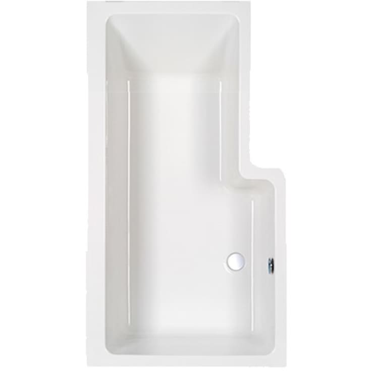 Strømberg Quantum brusebadekar, venstre, 1600 x 700 x 850 mm