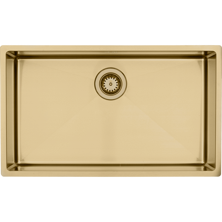 Lavabo Kubus 700 Soft køkkenvask, 74x44 cm, messing