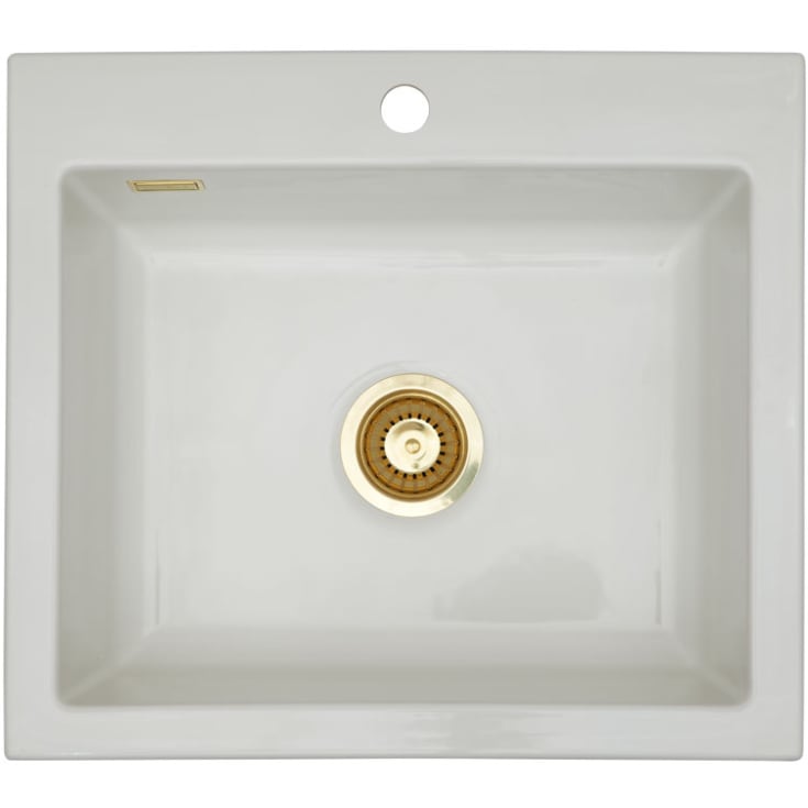 Lavabo Mera 57 kjøkkenvask, 57,5x51 cm, hvit