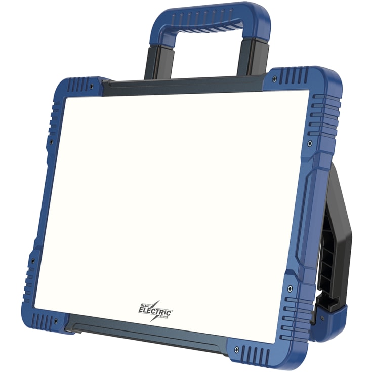 Blue Electric arbejdslampe, 100W, 2x18V