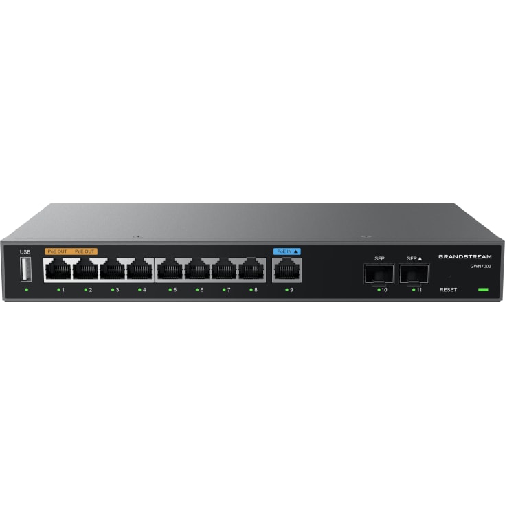 Grandstream GWN 7003 Router 9xWAN/LAN PoE in/ut VPN