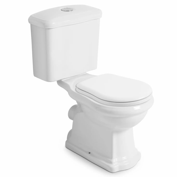 Retro High toilet, hvid