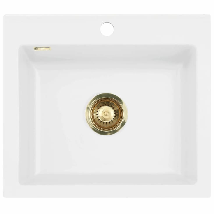 Lavabo Mera 57 kjøkkenvask, 57,5x51 cm, hvit