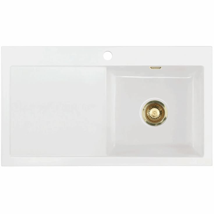 Lavabo Mera 90 diskbänk, 90x51 cm, vit