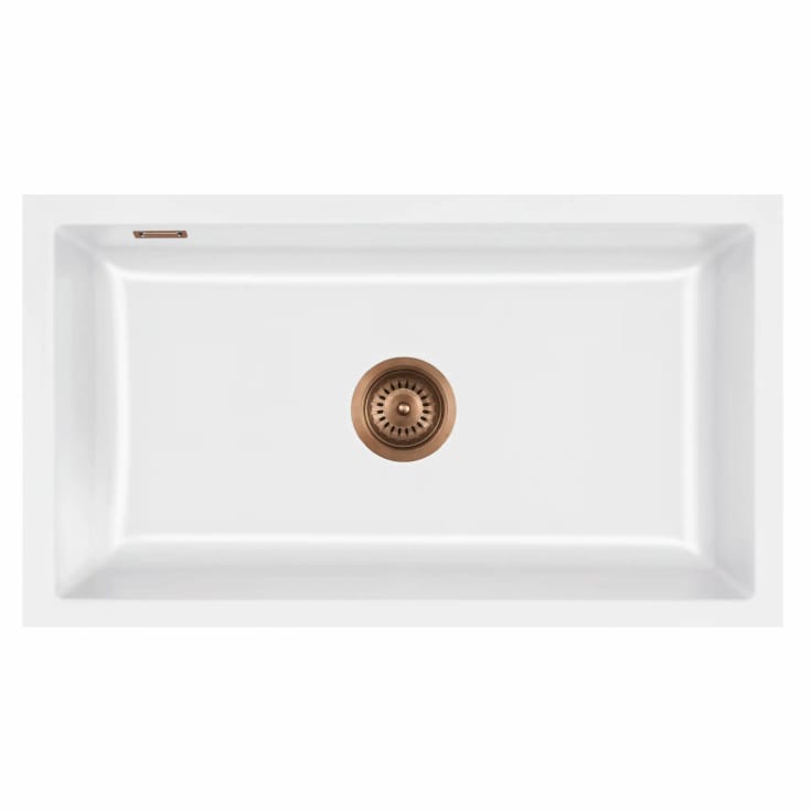 Mera 80 køkkenvask, 90x57 cm, hvid