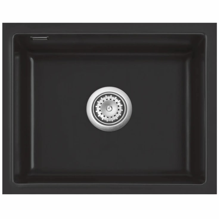 Lavabo Mera 50U kjøkkenvask, 55,1x44,1 cm, sort