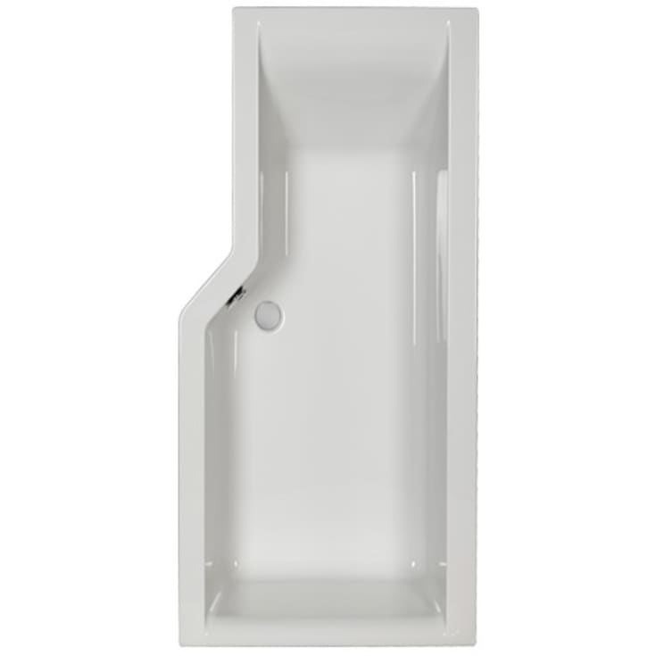 Strømberg Urban Edge badekar, højre, 1575 x 700 mm