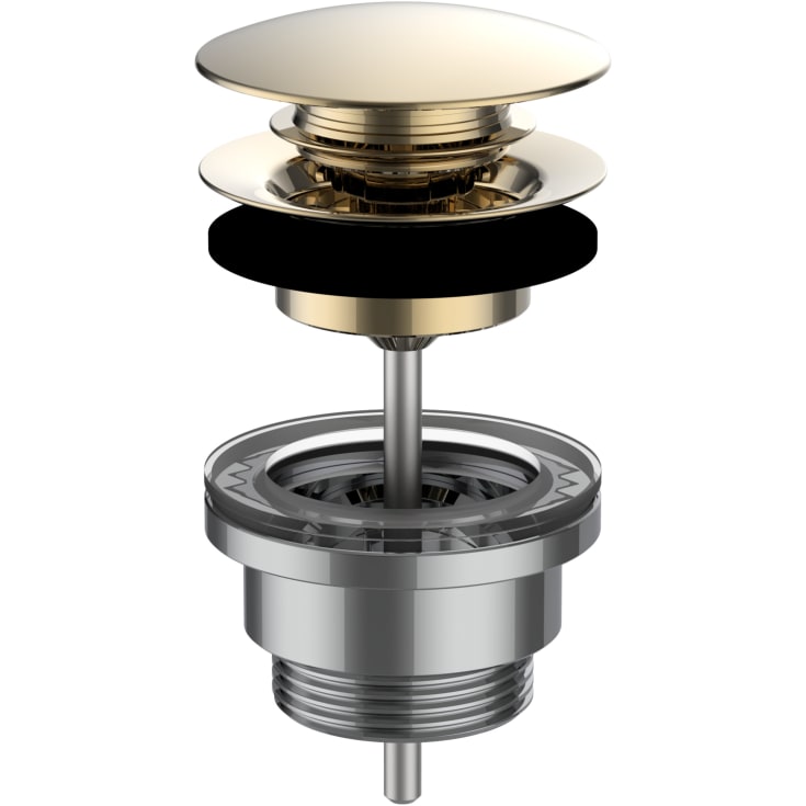 Laufen bunnventil, gull