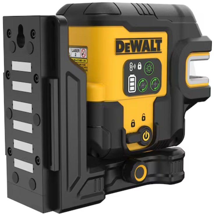 DeWalt DCLE14251GB-XJ krydslinjelaser, 5-punkt, grøn, genopladelig