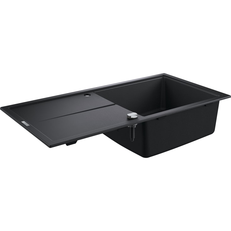 Grohe K400 diskbänk, 100x50 cm, svart