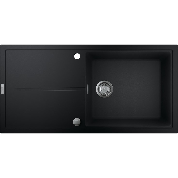 Grohe K400, kjøkkenvask, 100x50 cm, svart