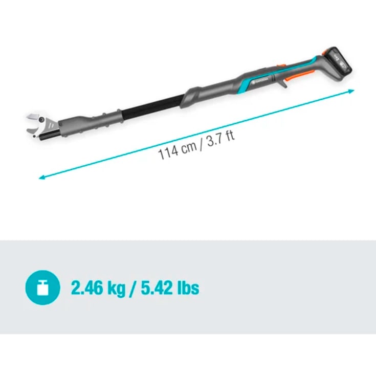 Gardena batteridriven beskärningssax EasyCut 18V/2.0Ah batteri + laddare