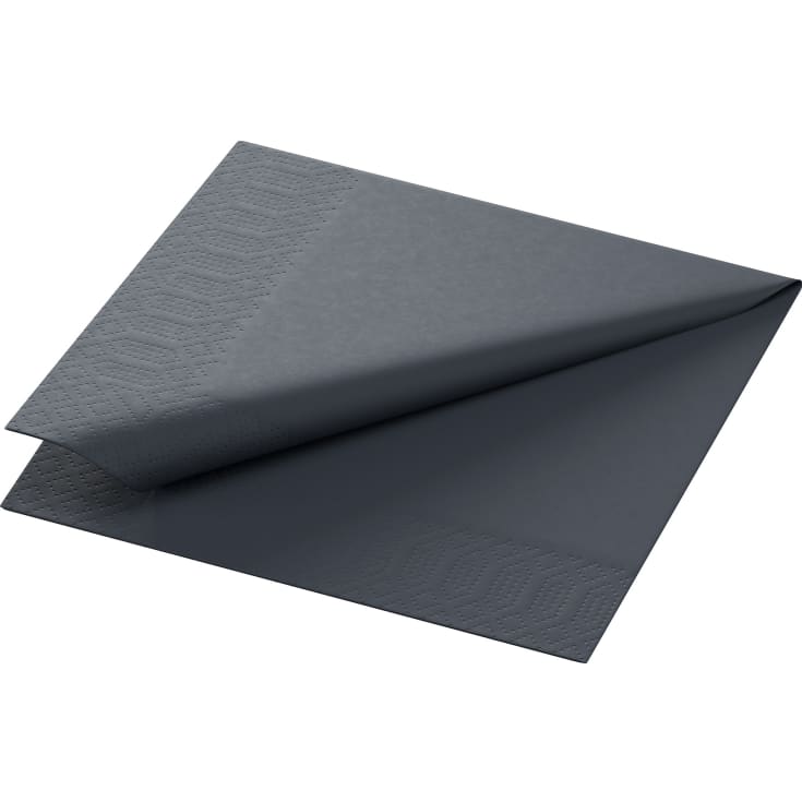 Duni servetter, 2-lagers, 24x24 cm, svarta, 300 st