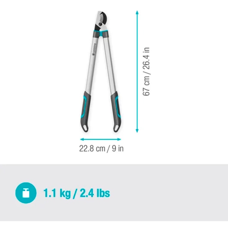 4 st Gardena Easycut grensax, 67 cm