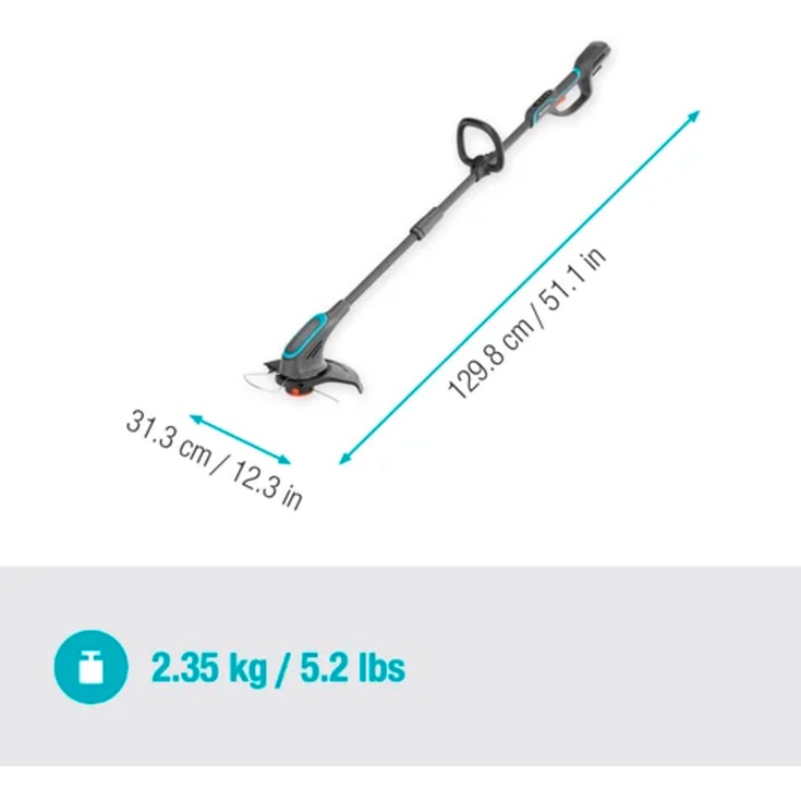 Gardena Powertrim græstrimmer 18V/4,0 Ah uden batteri, 30 cm
