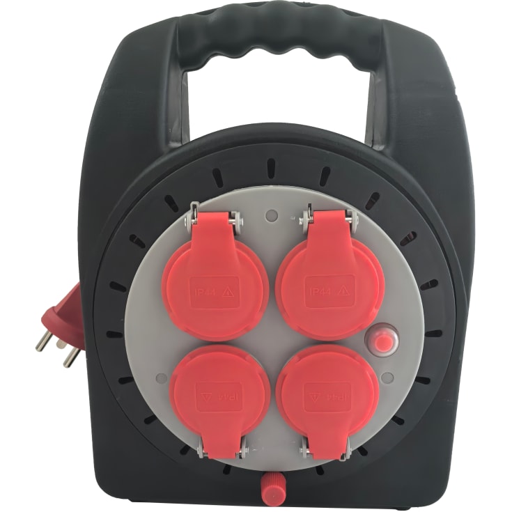 E-line kabeltromle, med jord, 15 meter