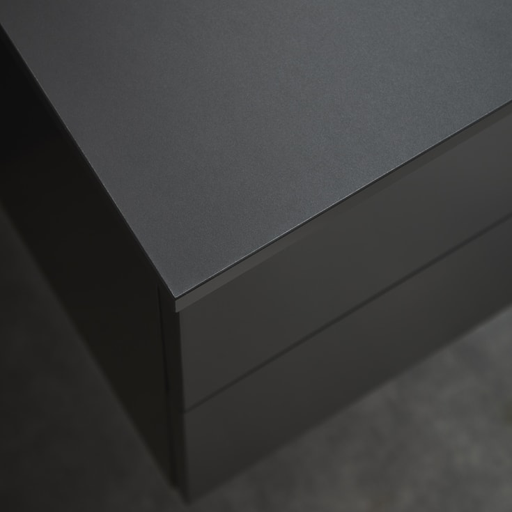 Hafa On Top benkeplate, 91x46.2 cm, antrasittgrå