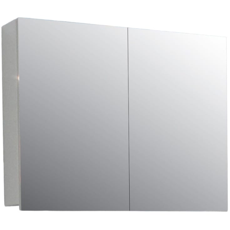 Sanibell Online spejlskab, 80x60 cm, grå