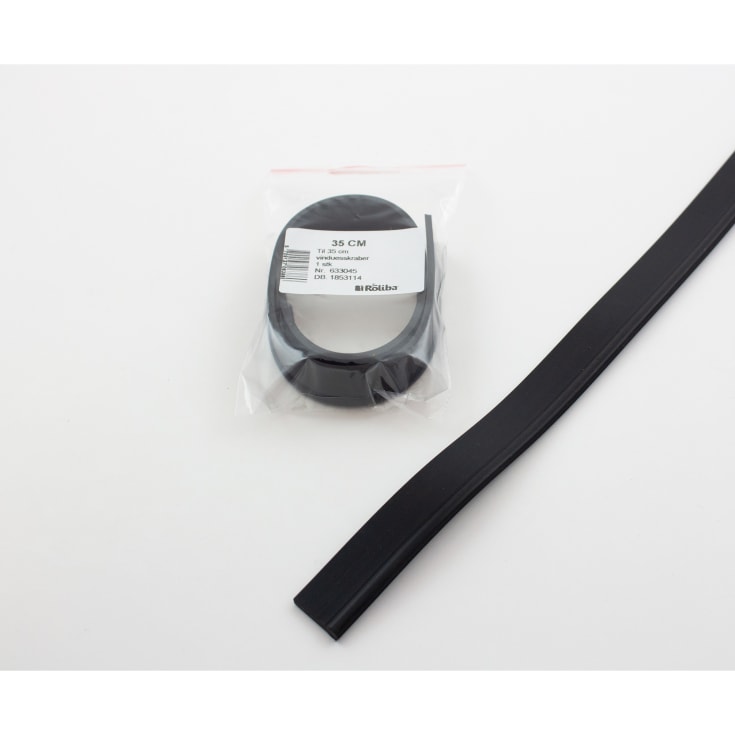 Roliba gummiblad til vindusskraber, 350 mm, sort