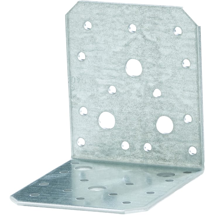 Vinkelfäste 402, utan ribba, 105 x 105 x 90 x 3,0 mm, FZB