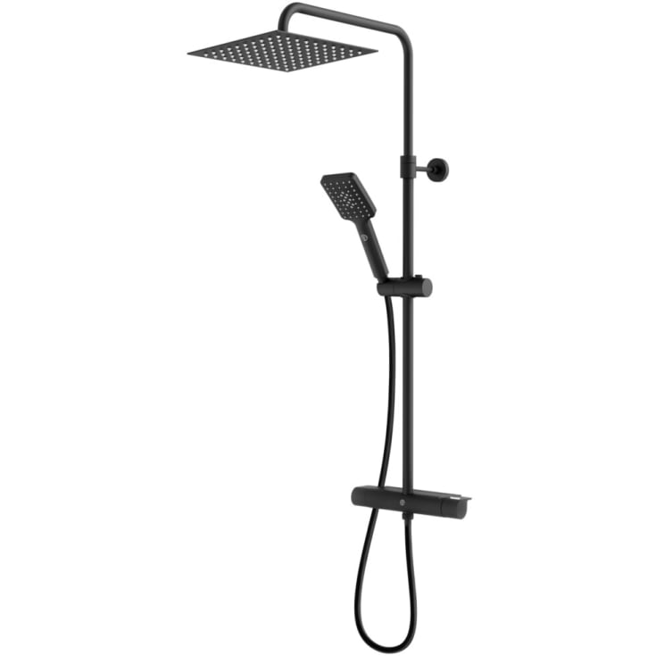 Gustavsberg Estetic Square duschset, matt svart