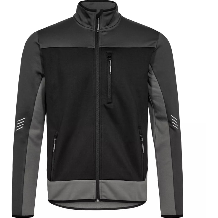 Engel Entire midlayer cardigan, Black/Anthracite Grey, M