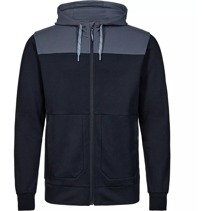 Engel Entire hættetrøje med lynlås, Deep Blue/Dark Sea, 2XL