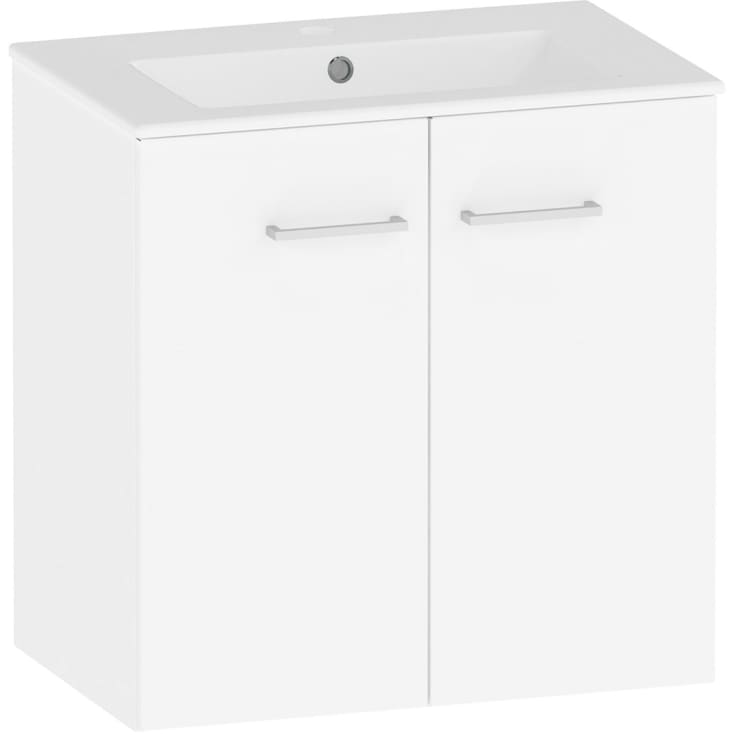 Kriss Skandi underskab m. låger, 60x39 cm, hvid