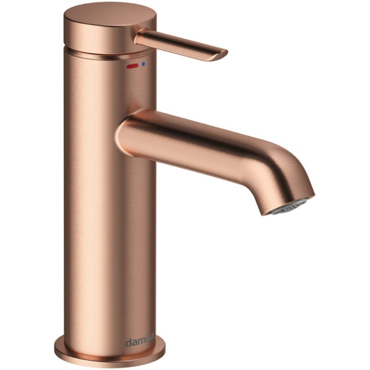 Damixa Iris håndvaskarmatur, børstet kobber