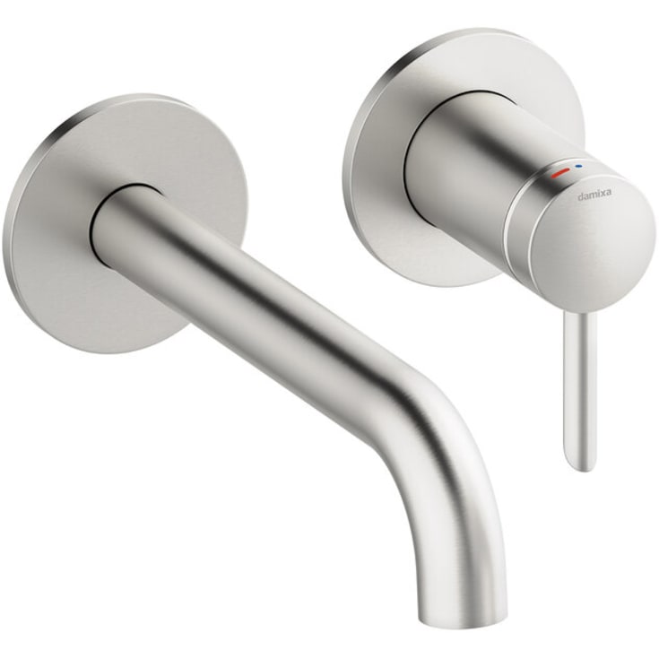 Damixa Iris håndvaskarmatur, børstet stål