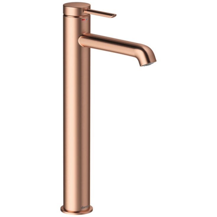 Damixa Iris håndvaskarmatur, børstet kobber