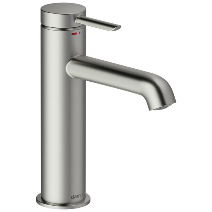 Damixa Iris håndvaskarmatur, børstet stål