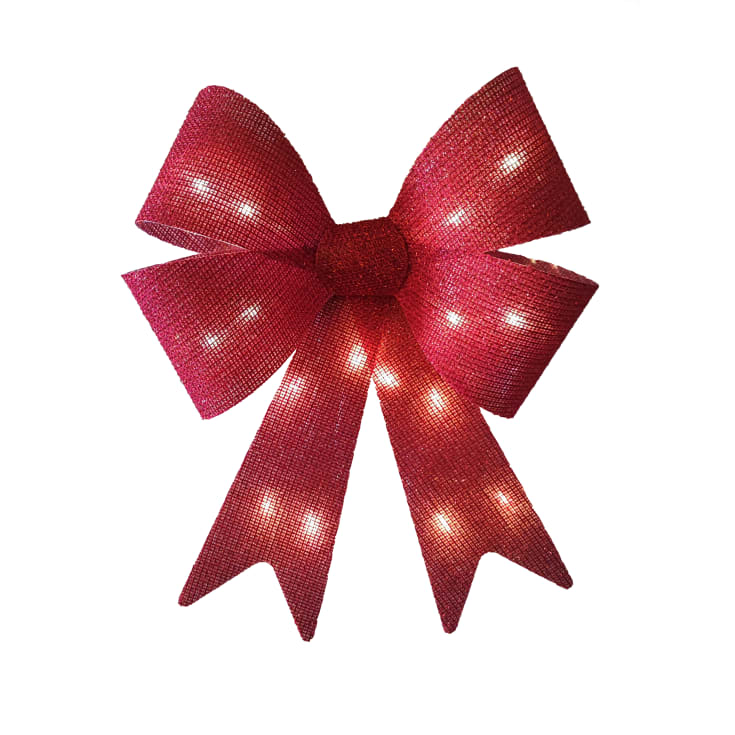 Veli Line julesløjfe med lys, 40x50 cm