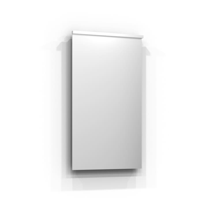 Svedbergs Tived speil med lys, 45x82 cm, hvit