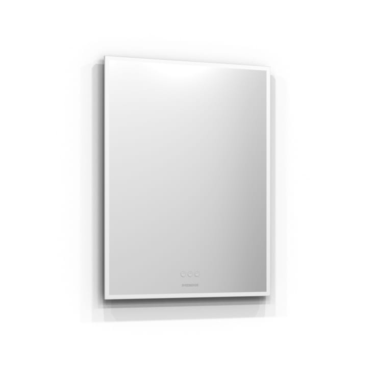 Svedbergs Ista spegel med belysning, touch, dimbar, 60x80 cm, vit