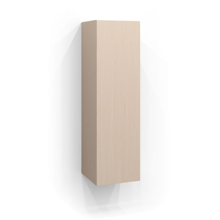 Svedbergs dør til højskab 35x120 cm, hvid ask