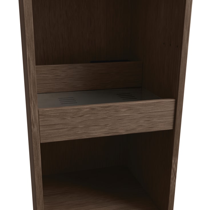 Svedbergs ladestation til højskab, 35 cm, brun ask