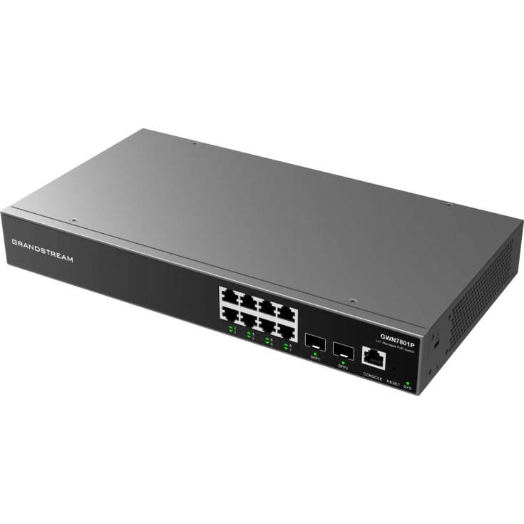 Grandstream GWN 7801P-switch 8x1G 2xSFP 8xPoE Layer2+ 150W