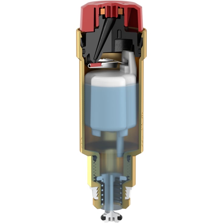 Flamco automatisk luftudlader 3/8", lukkeautomatik, 10 bar