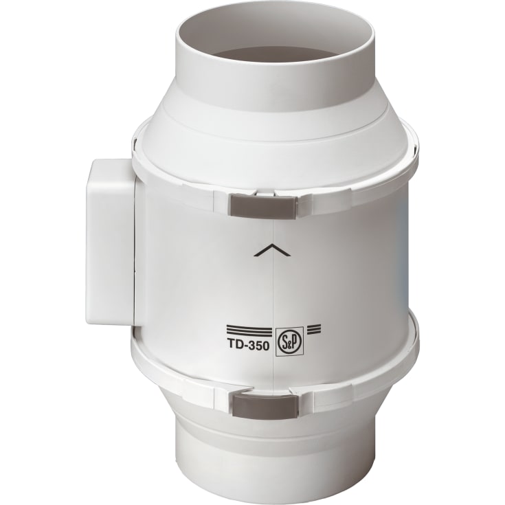 Thermex TD 160/100 kanalventilator, Ø100 mm