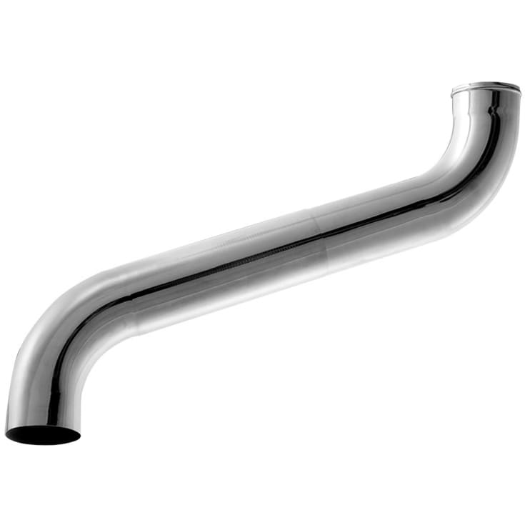 5 stk VMzinc bajonetbøjning med teleskopudtræk, 72°, 500/700x76mm, zink