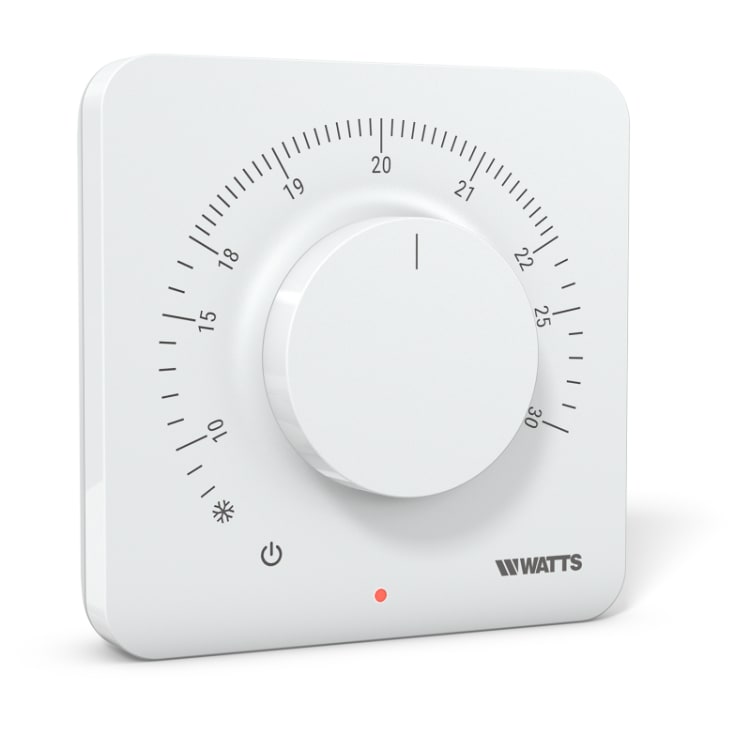 WATTS rumtermostat 24V-230V trådført analog