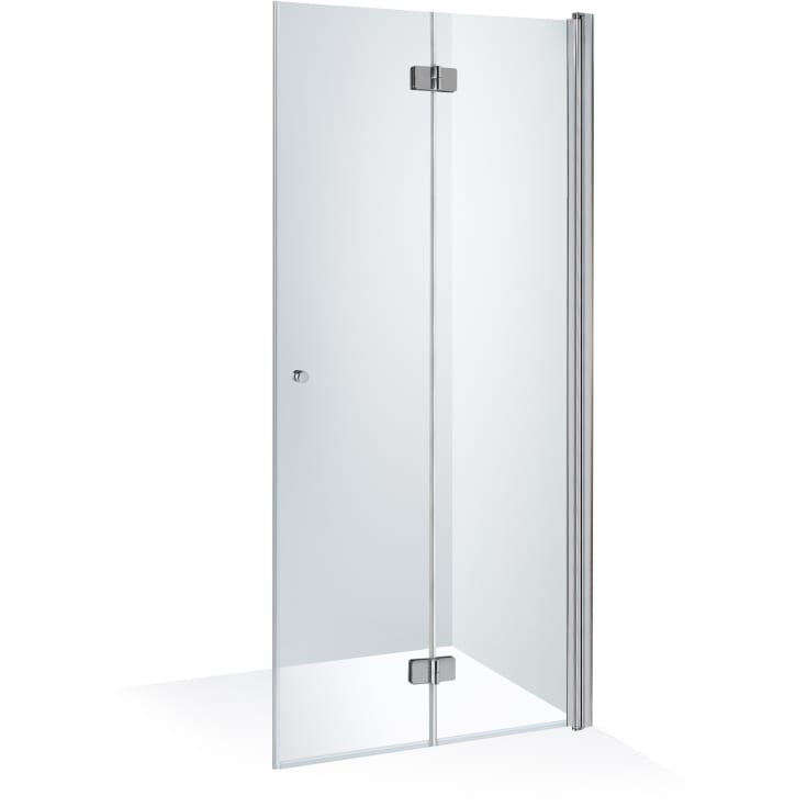 Brasta Simona dusjdør, 77,3 cm, høyre, klart glass, krom profil