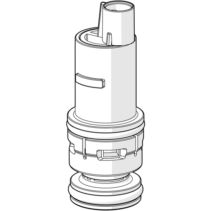 3 volts magnetventil for utløpstut