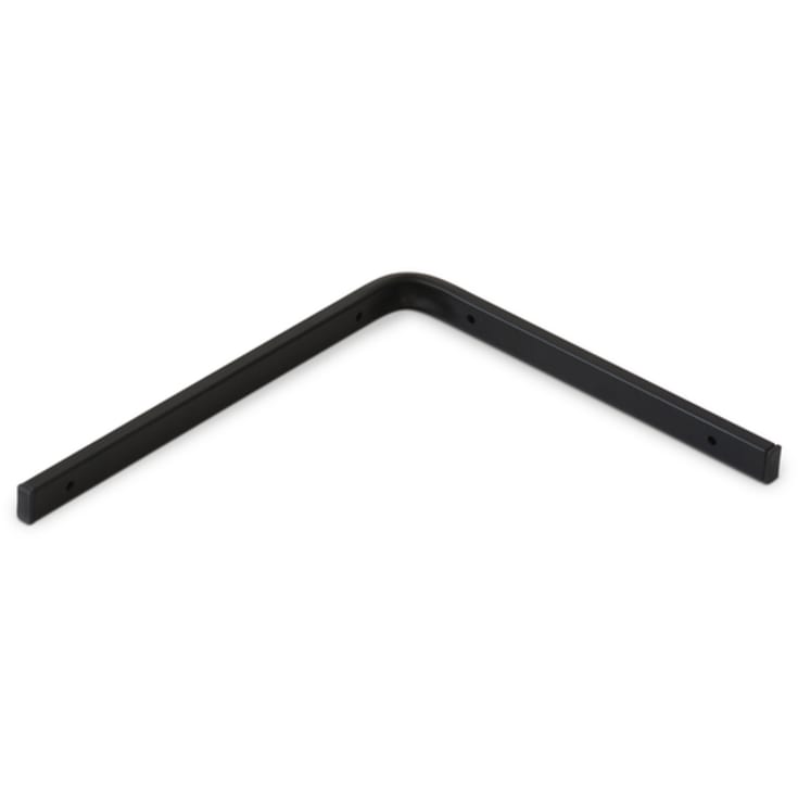 Hylleknekt F-profil, 150x200 mm, svart