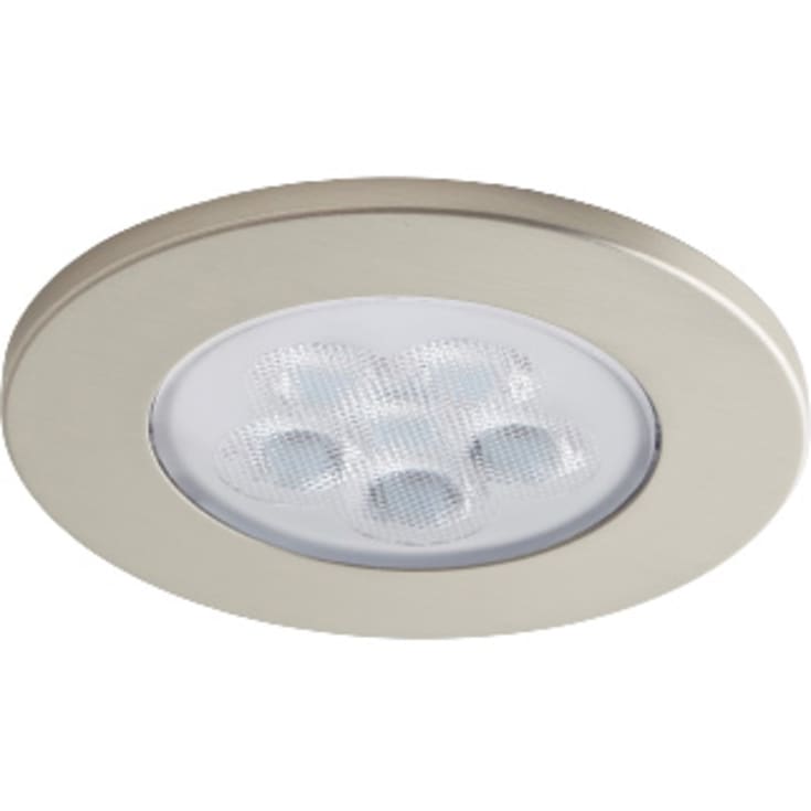 Loevschall ID ind-/påbygningsspots, MultiWhite, 2,3W LED, stållook