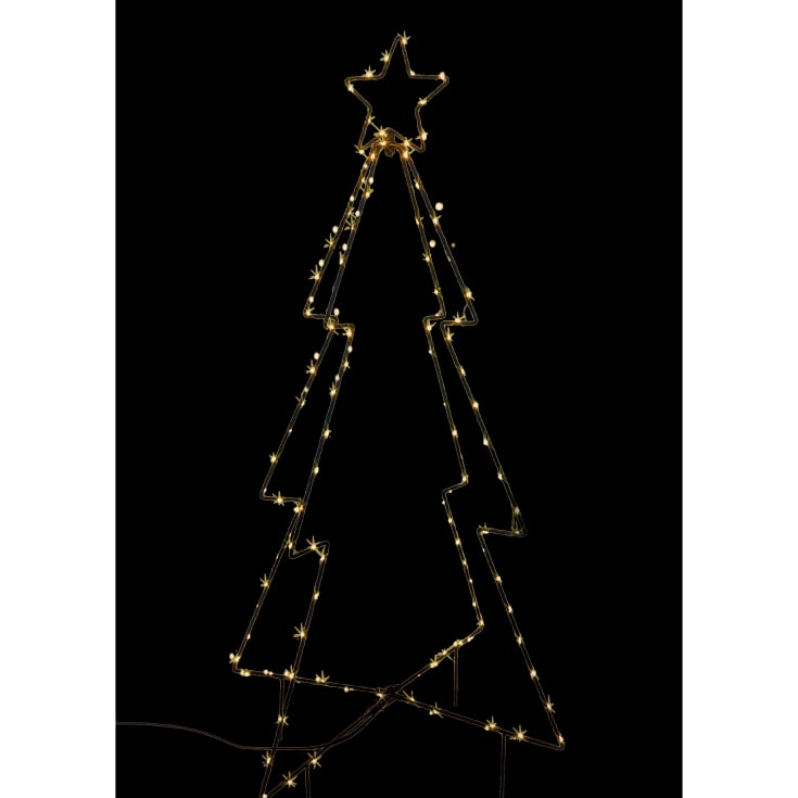 Veli Line metal juletræ med lys