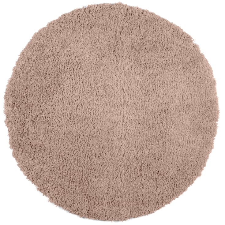 Habo Camelia rund baderomsmatte, 900 mm, sand