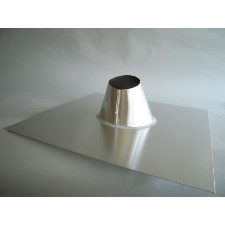 Metalestos ConneXt 110/160mm inddækning 33-45° flex, sort, incl. krave